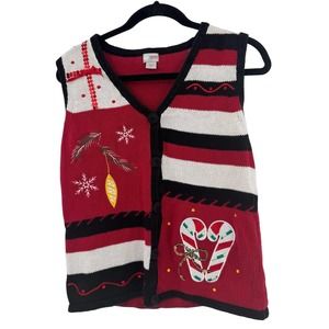 WOMENS HOLIDAY EDITION‎ UGLY VEST SIZE SMALL